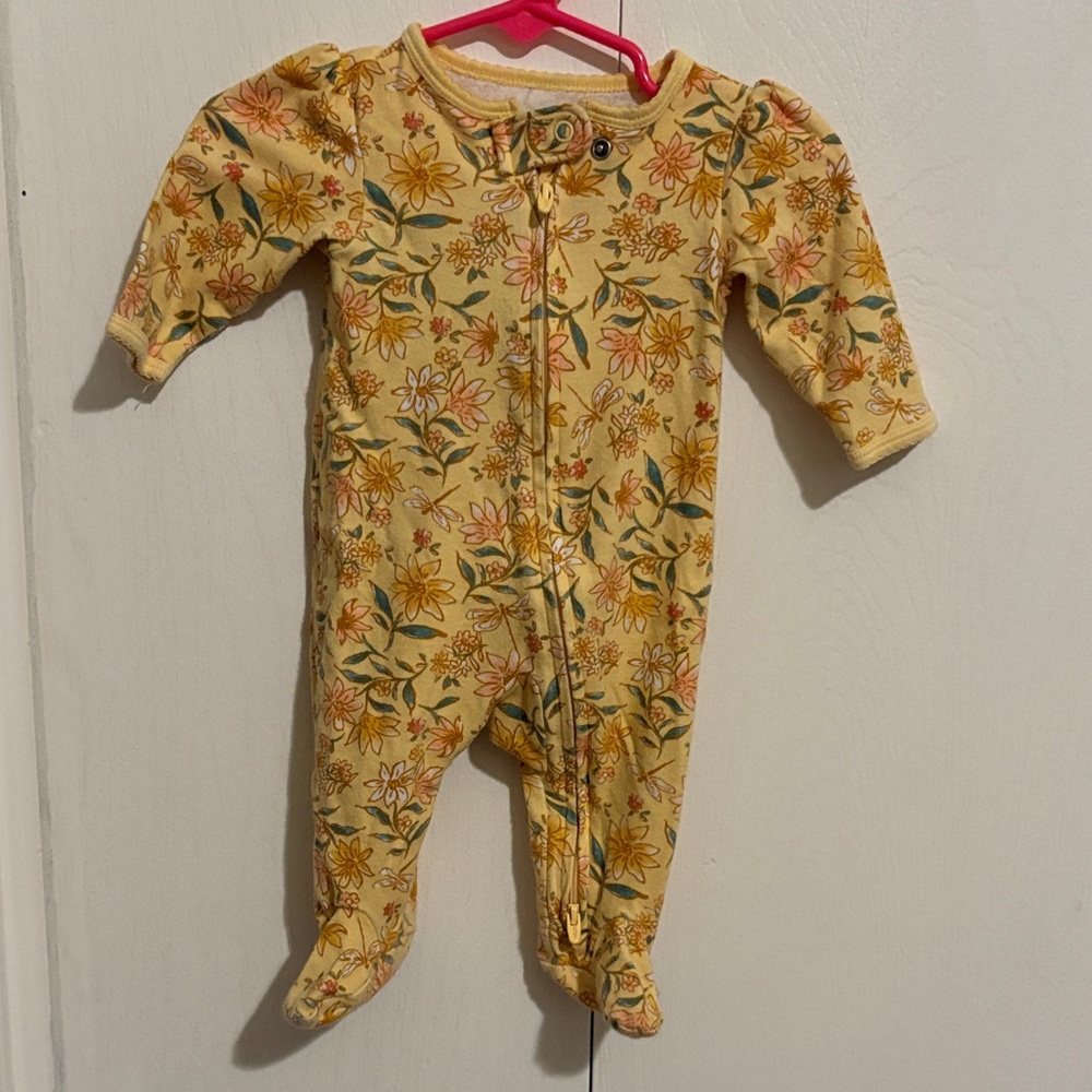 Carter's Yellow Floral Kids One Piece